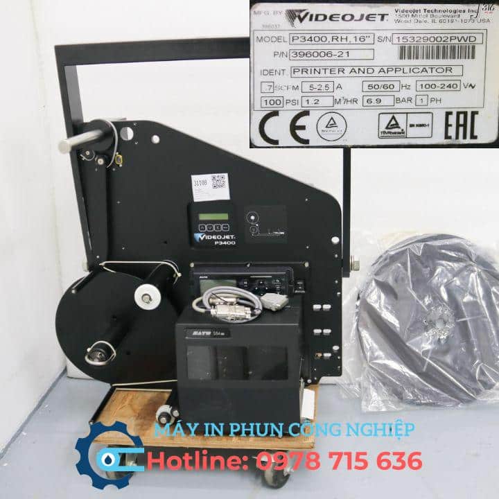 Videojet-P3400 Máy in tem dán nhãn Videojet P3400