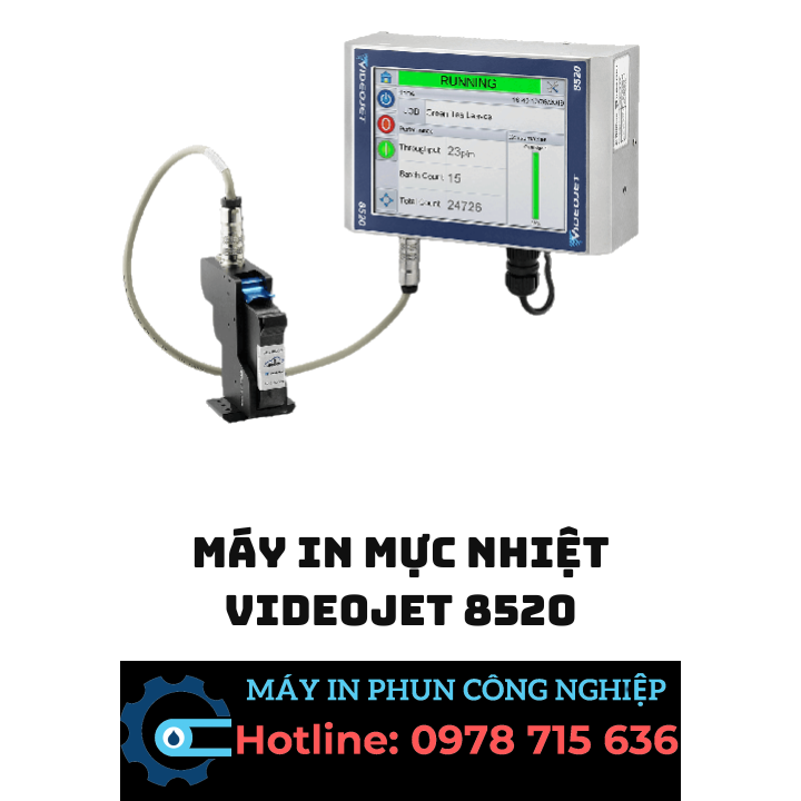 may-in-muc-nhiet-8520 Máy in mực nhiệt Videojet 8520