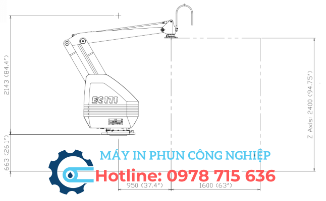 Bản vẽ hoạt động của Fuji ACE EC 171