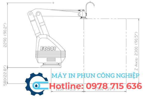 Bản vẽ hoạt động của Fuji EC-201