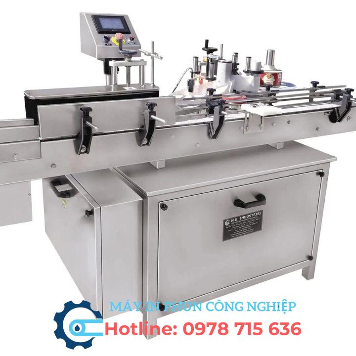 may-dan-nhan-tu-dong Máy dán nhãn xoay tròn tự động